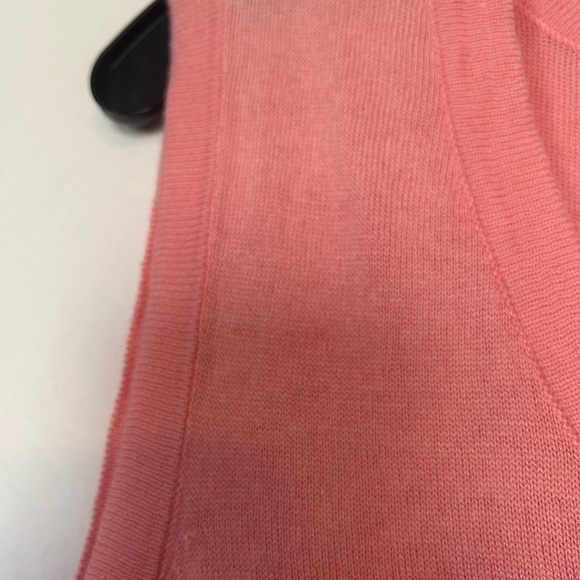 NWT Laura Scott Sleeveless Solid Pink Round Neck Pullover Sweater Too 2X - Picture 6 of 10